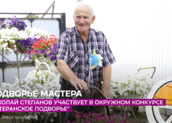 Николай Степанов участвует в окружном конкурсе «Ветеранское подворье»