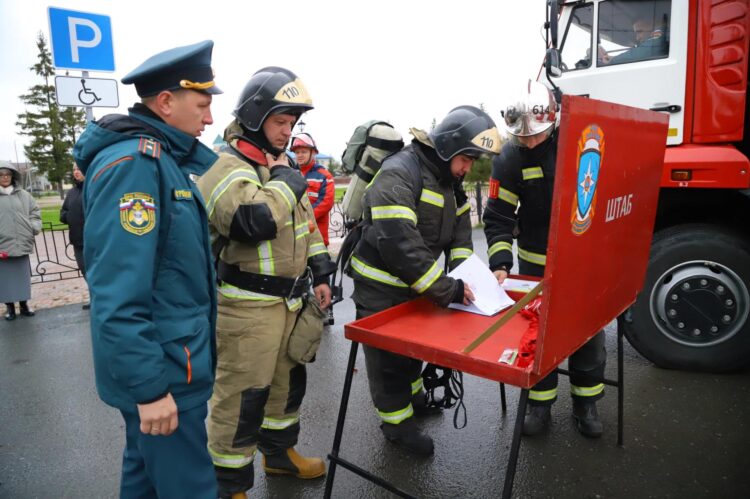 Штабная тренировка по гражданской обороне продолжается в Голышмановском округе