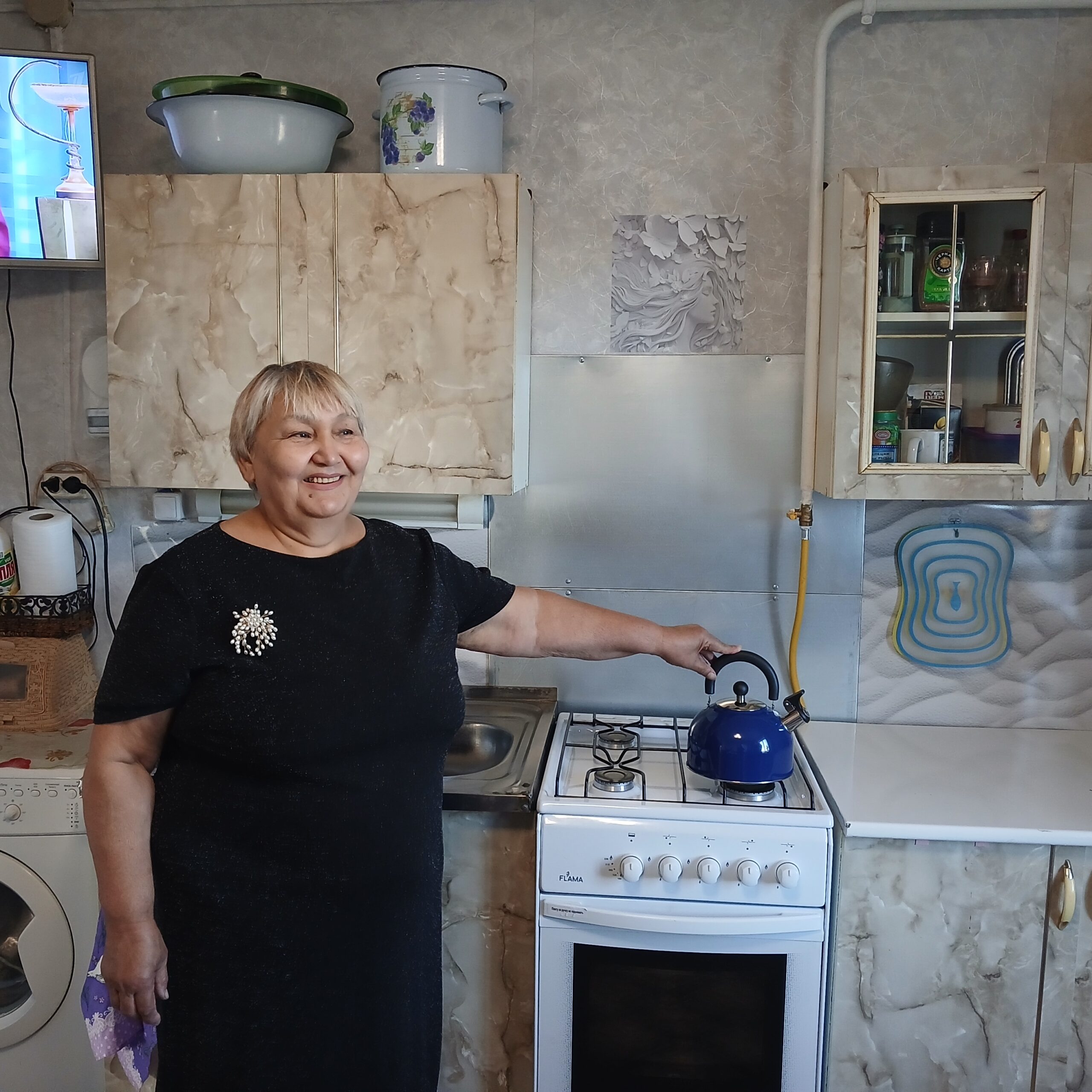 Первое домовладение в деревне Крупинина к сетевому газоснабжению специалисты